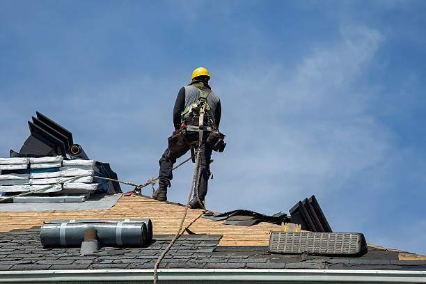 Professional Metal Roofing technician working in Chester, MD